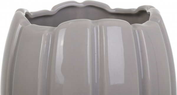 Ваза керамическая серый Олесунн 14,5х25,6 см