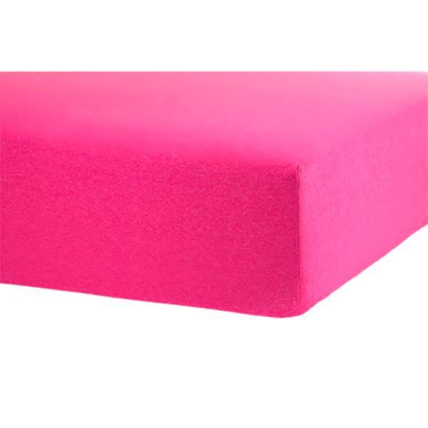 Простынь на резинке 140x200 см фуксия Come-for 