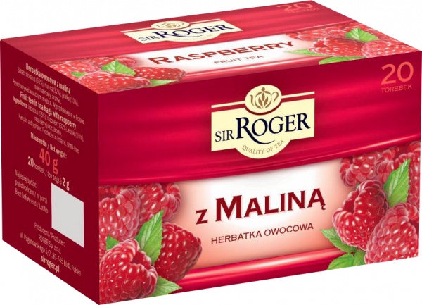 Чай Sir Roger Малиновый 20 шт. 40 г 