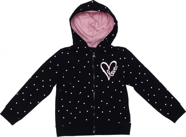 Худі для дівчинки Blue Seven р.104 чорний 764637 X * 98 