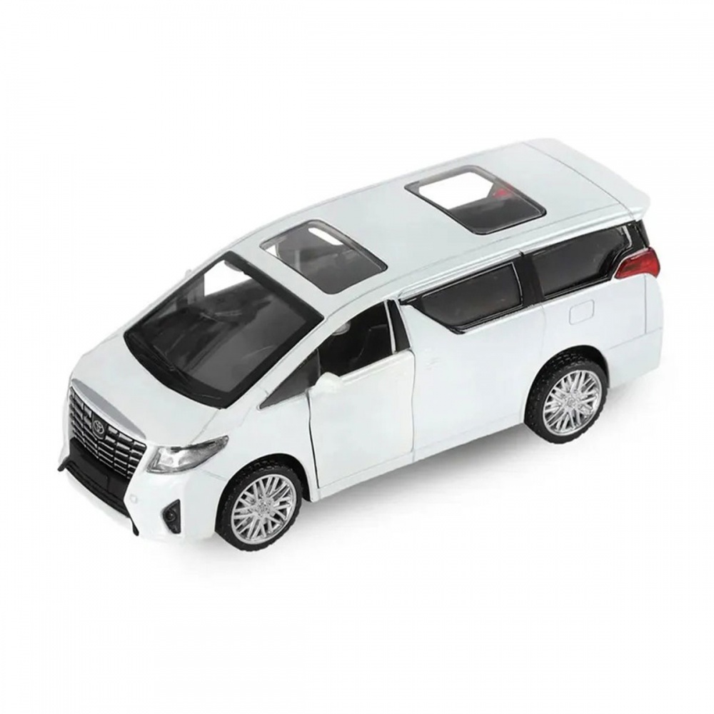 Автомодель TechnoDrive 1:32 Alphard белый KM6011Bl