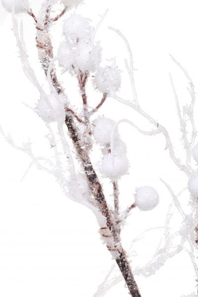 Декорация новогодняя Ветка с ягодами и усиками 80см EPI-EYK9-1129 