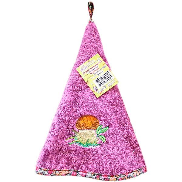 Салфетка Ярослав махровая с вышивкой в ассортименте 60 см