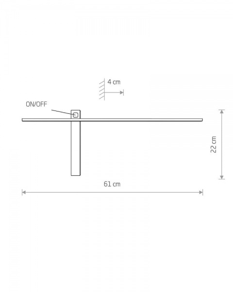 Светильник настенный Nowodvorski Impulse LED 6 Вт черный 8115 