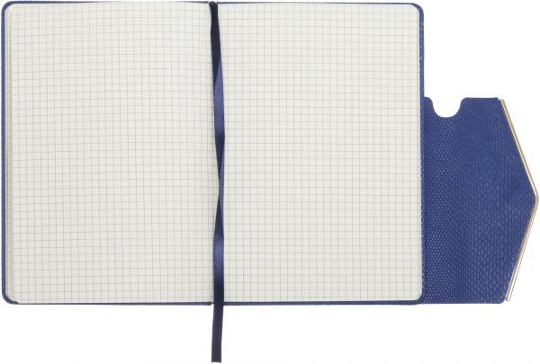 Блокнот Для офісу А5 96 арк. в клітинку синій JONSER