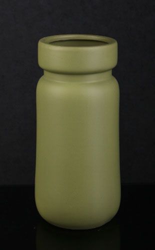 Ваза керамическая зеленая Classic 13,5х13,5х28,5 см