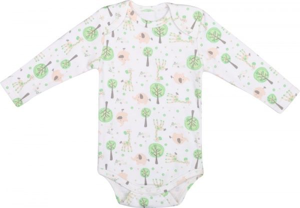 Комбінезон Фламінго р.68 білий із принтом 172-222 