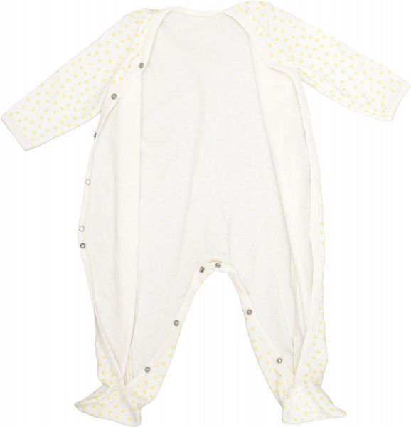 Комбинезон детский Bambinelli желтая звезда р.74 белый с рисунком 