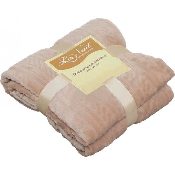 Покрывало La Nuit Коса бежевое 160x200 см