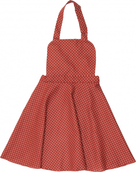 Фартук Lucy Бордо горошек La Nuit