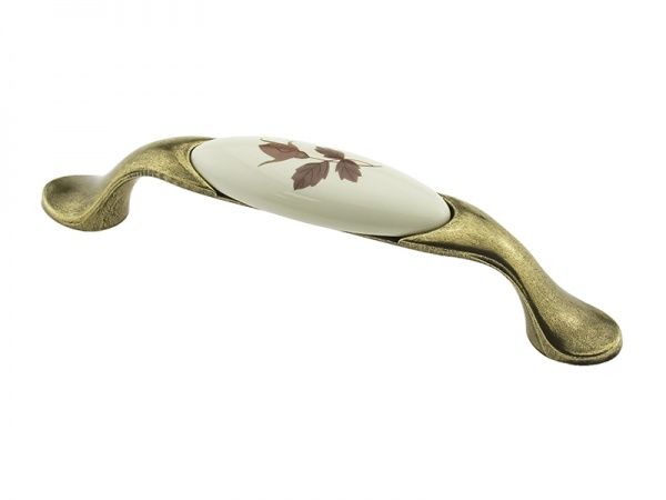 Меблева ручка DP 192 AB/MLK 96 мм латунь DC