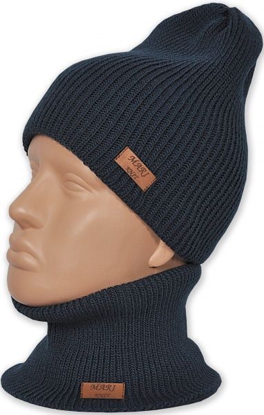 Шапка детская р.52–54 синий 821 