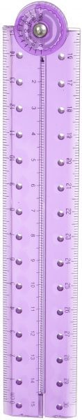 Линейка раскладная 30 см фиолетовая Nota Bene