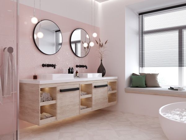 Плитка Golden Tile Arcobaleno пудровий 9МХ051 20x50 