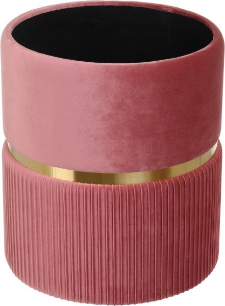 Сундук-пуф Bernard 36х36х44см роуз голд 