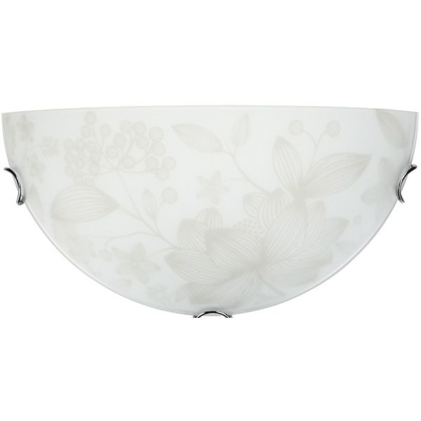 Светильник настенный Декора Флора 1x60 Вт E27 белый 24291 1/2 mat 