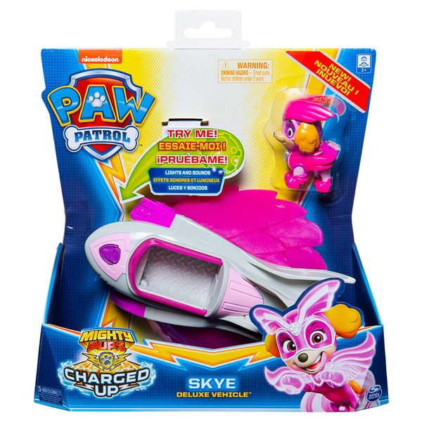 Игровой набор Spin Master Щенячий патруль: Скай и спасательный вертолет (серия Сharged up) SM16776/0743 