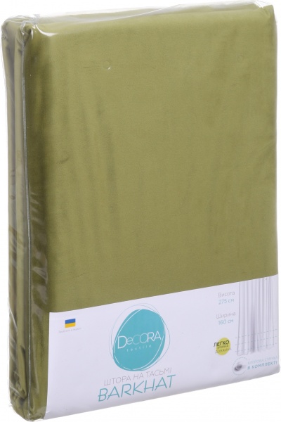Штора BARKHAT 160х275 в ассортименте Decora textile