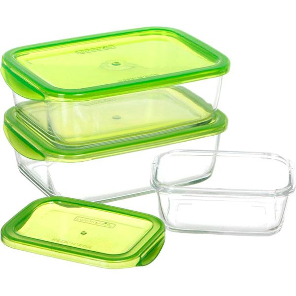 Набор емкостей для пищевых продуктов Luminarc 2x1.97 1x0.38 л