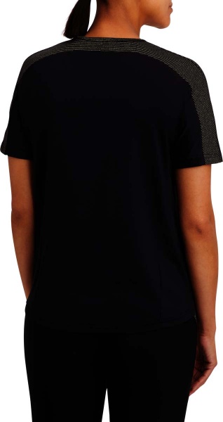 Футболка Energetics Lory W 418968-900050 р.XS чорно-золотий