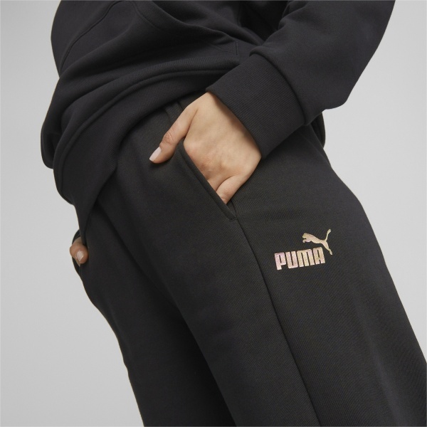 Брюки Puma POWER NOVA SHINE COLORBLOCK HIGH-WAIST PANTS TR 67444701 р. XS черный