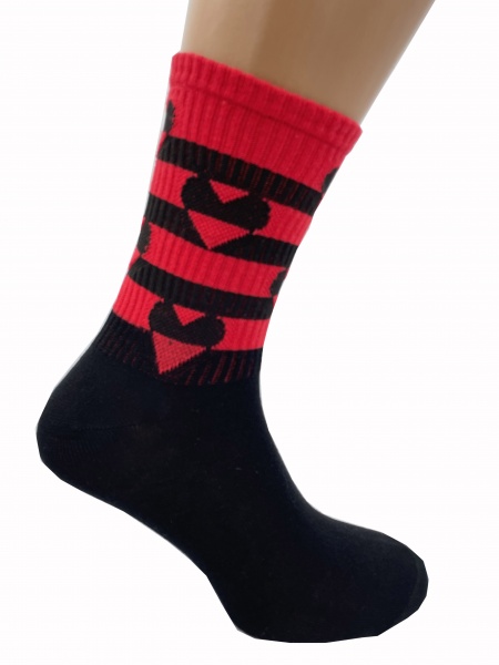 Носки Cool Socks 19122 р.25-27 черный с рисунком/черный с красным 1 шт.