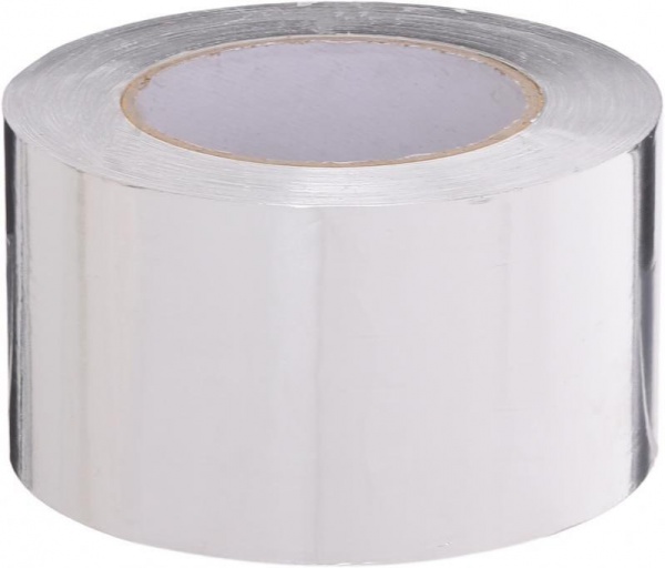 Алюмінієва стрічка самоклеюча 40 мкм 100 мм х 50 м 