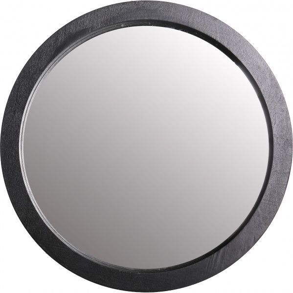 Дзеркало Woodville Рондо d50 см чорне SS004024 