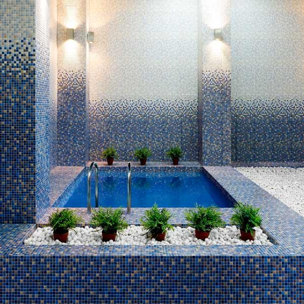 Плитка Керамін Гламур 2Т 275х400 мм блакитний