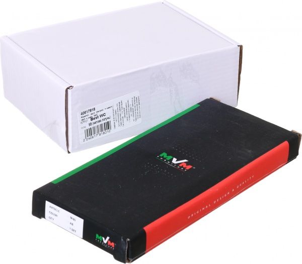 Замок врезной с ручками WC Linde Best SB матовая бронза без петель