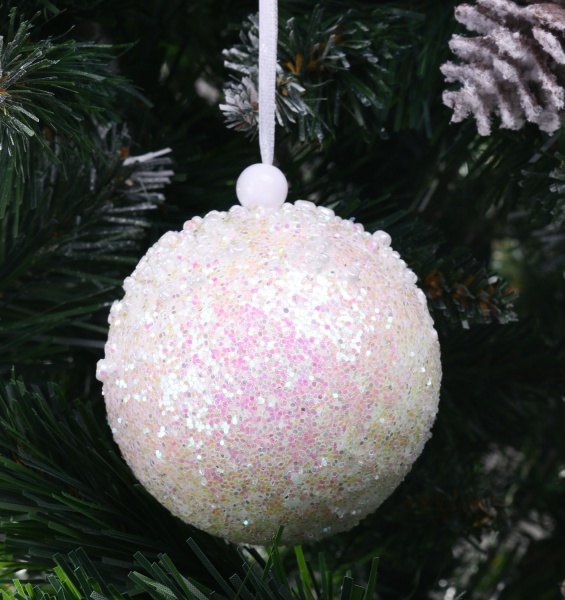 Шар новогодний 8х10 см в ассортименте CAA115000