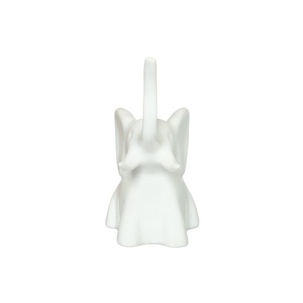 Подставка для украшений Слоник белый 