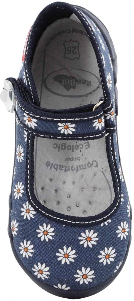 Капці дитячі RenBut Маргаритка р.21 джинс 13-139_P-1194-21 