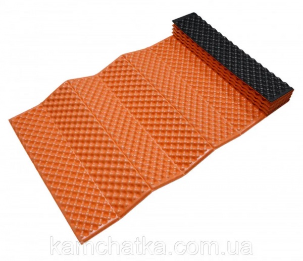 Коврик туристический BaseCamp Tourist IXPE 185х55х1,5 см Black/Orange (BCP 20206)
