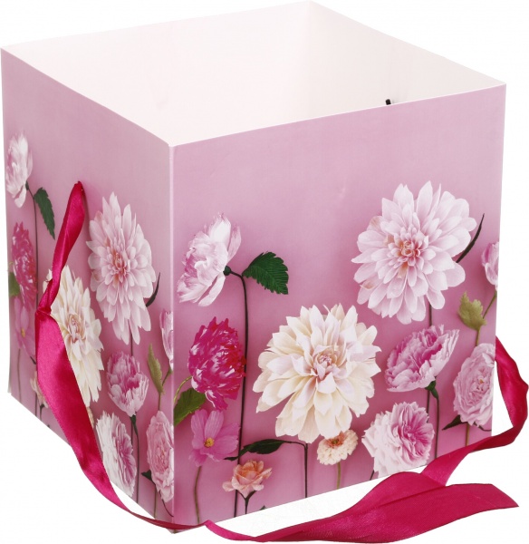 Коробка складная Полосы/горох 20x20x20 см (EBXM9801)