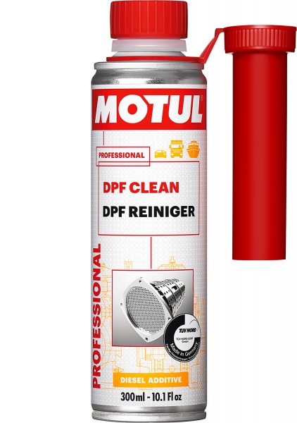 Очисник паливної системи дизельних двигунів Motul DPF Clean 300мл + Engine Clean Auto Professional 300 мл