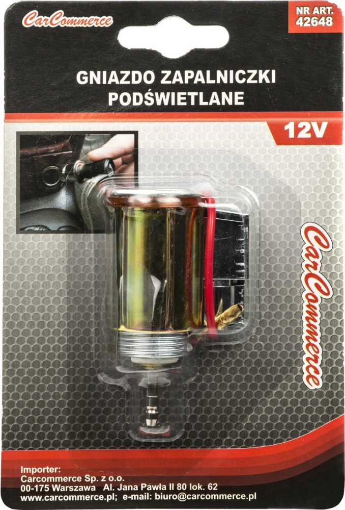 Автомобильный прикуриватель CarCommerce 42648
