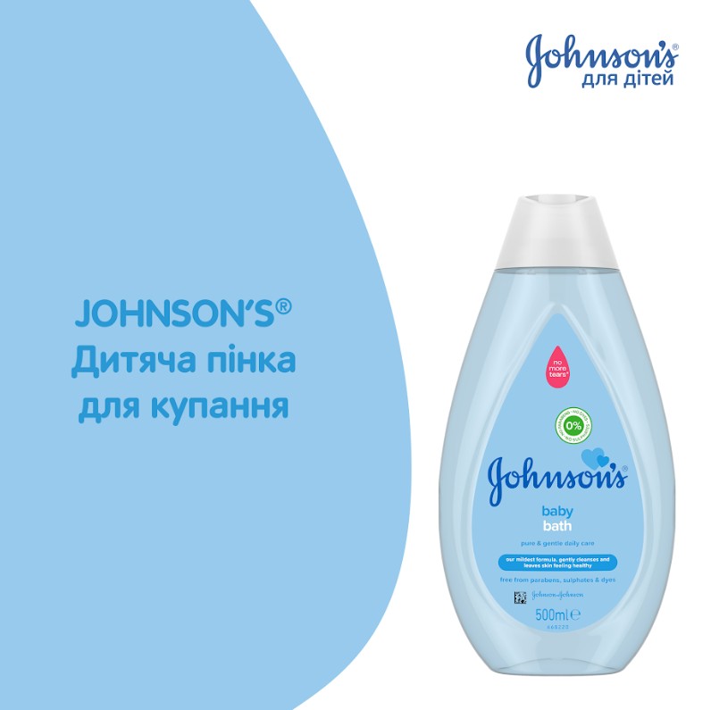 Пена для купания Johnson's Baby 500 мл (908167++)
