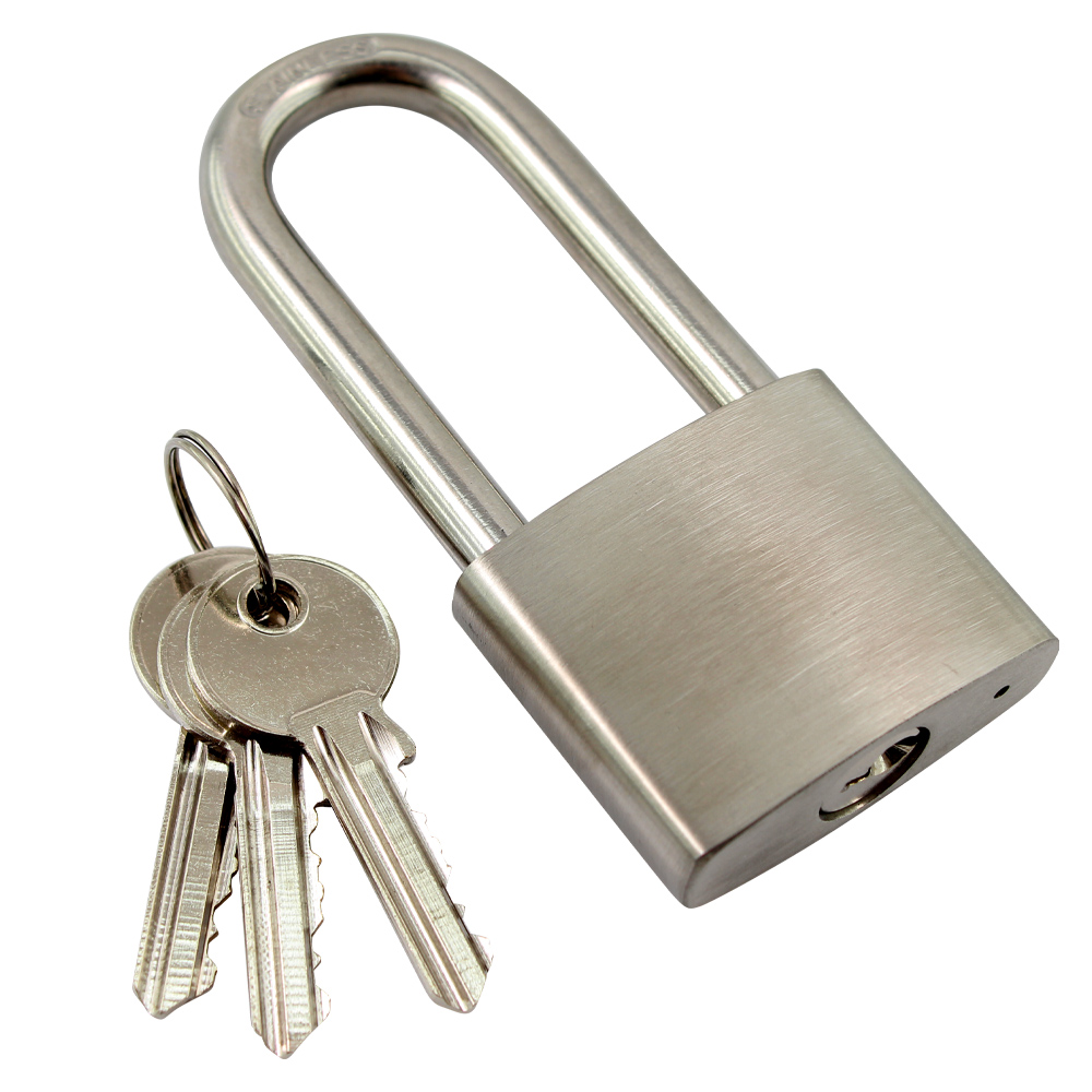 Замок навісний Comit 50 мм нержавіюча сталь 71067 відкритий (амбарний)