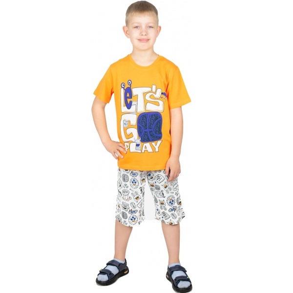 Комплект для мальчиков Roksana р.134–140 оранжевый №0014/12034 