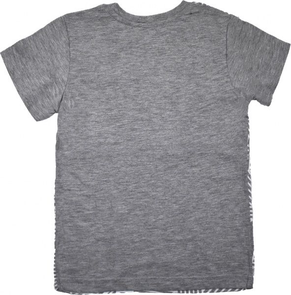 Футболка для хлопчика AKKU 9105 SKATE р.128 сірий 