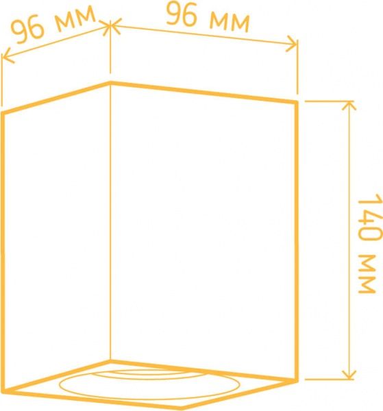 Светильник точечный LightMaster MLT105 50 Вт GU10 белый 