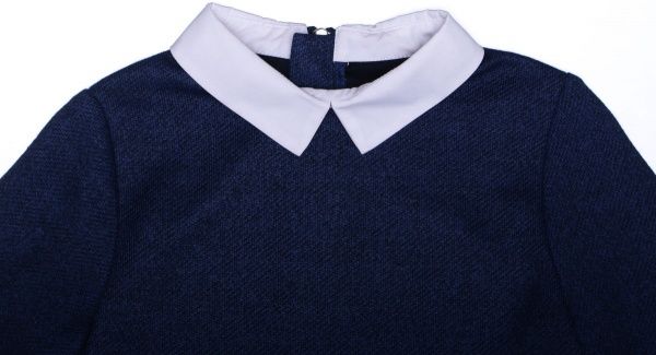 Платье Шпак р.34/ р.140 темно-синий 270 