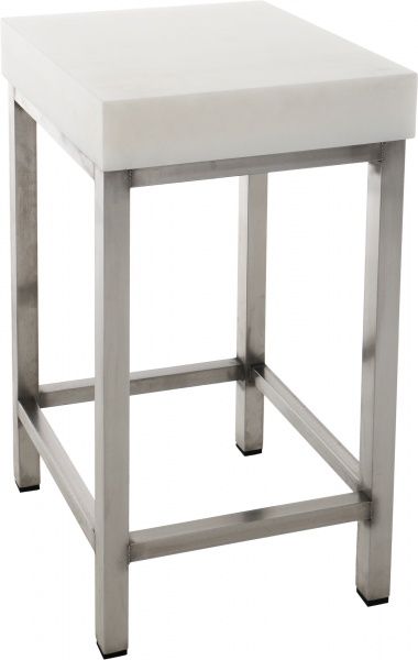 Колода виробнича для оброблення м'яса 500x500x850 мм поліетилен