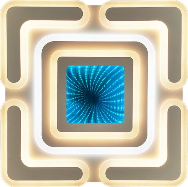 Люстра светодиодная Hopfen Sigurd с пультом ДУ (Plexiglas) 110 Вт белый 