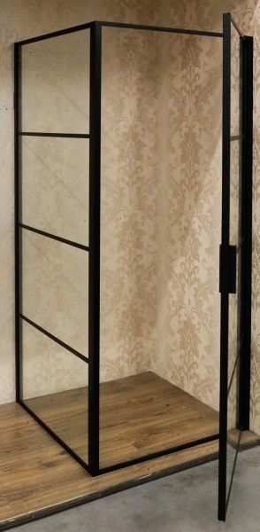 Душове огородження Alex Baitler LITE BLACK 90х90х195 см