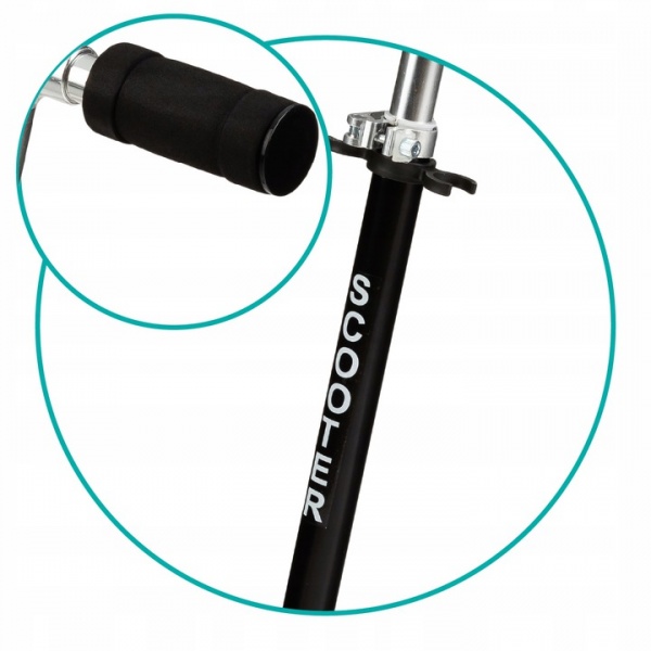 Самокат Qkids дитячий Flo black чорний KIDS00037 