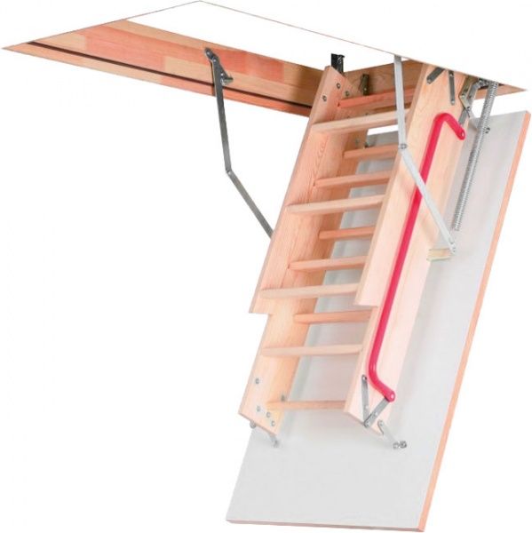Лестница чердачная Fakro 120x60 см Optistep OLK-280 с металлическим поручнем