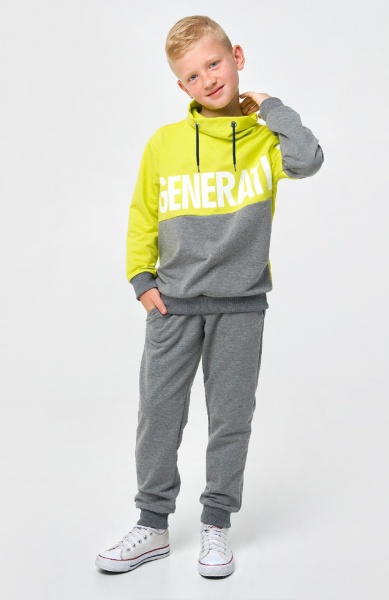 Спортивний костюм для хлопчиків Smil 117242 р.140 салатовий 