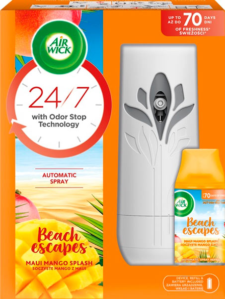 Автоматический освежитель воздуха Air Wick Freshmatic с ароматом манго 250 мл